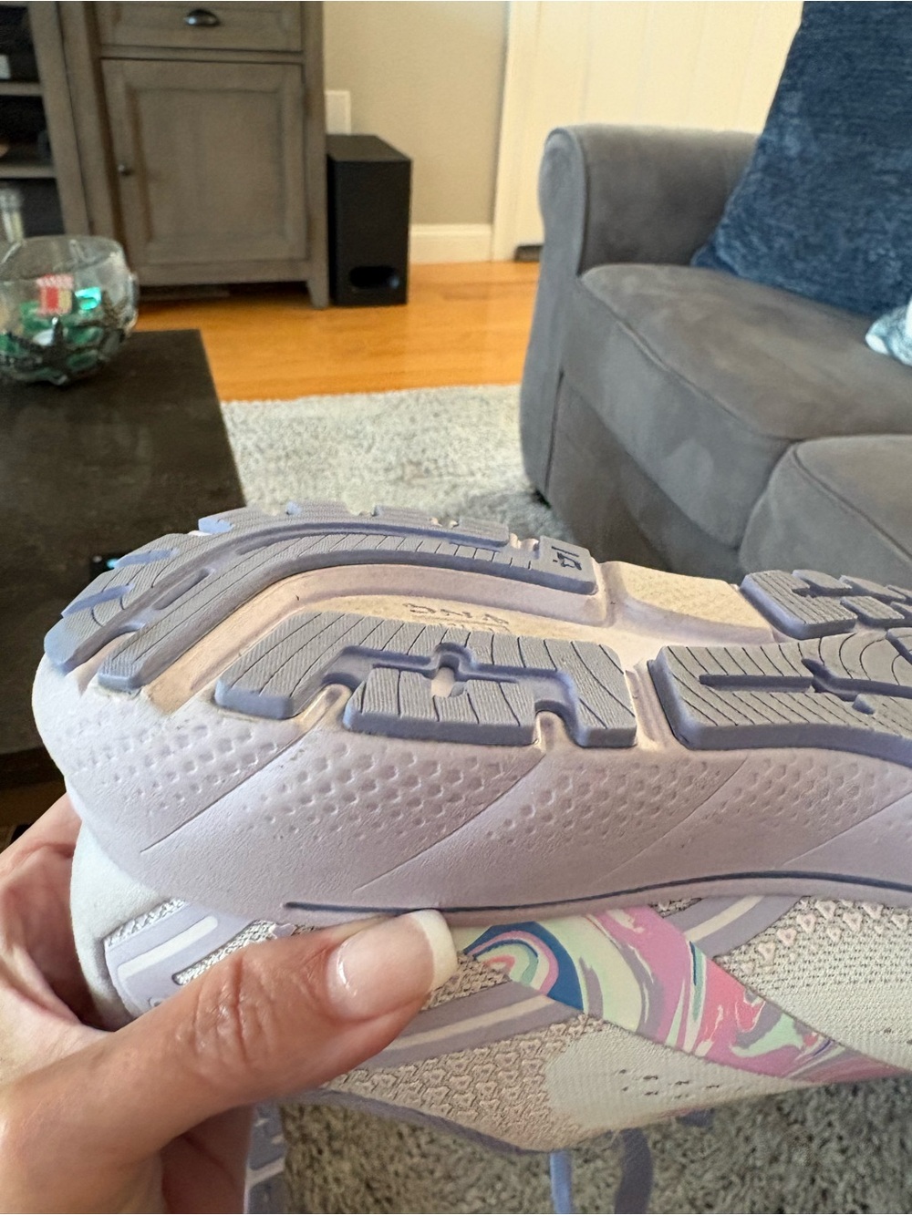 Brooks Ghost Women's Running Shoes - Lavender/Pastel Pink/Ivory - Picture 4 of 4